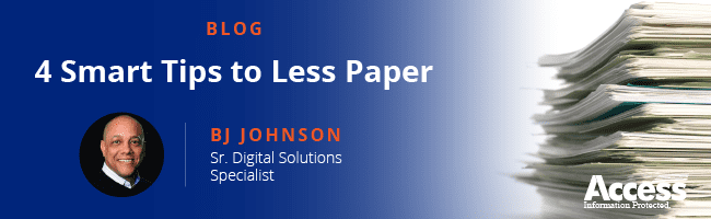 4 Smart Tips to Less Paper
